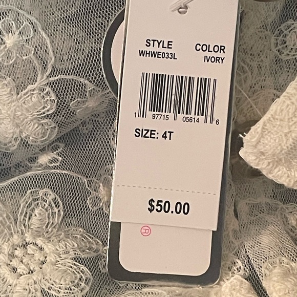 #80 - New 3 Piece Set (Dress / Cardigan / leggings) by the brand Little Lass. - Picture 10 of 12